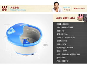 皇威 智能养生足浴器 h 116a